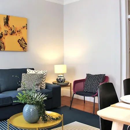 Sm1-happy At Hip Pr.real & Bair.alto + Private Patio! Lissabon