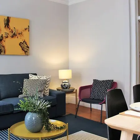 Sm1-happy At Hip Pr.real & Bair.alto + Private Patio! Apartment Lisbon