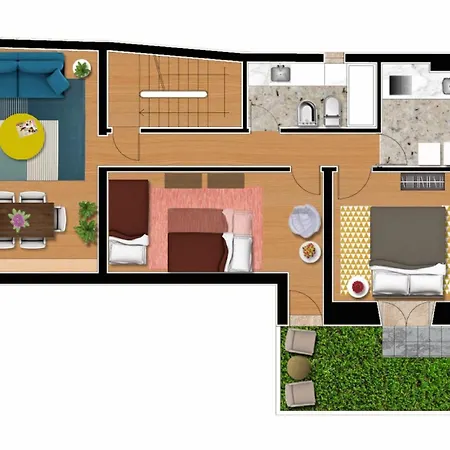 Sm1-happy At Hip Pr.real & Bair.alto + Private Patio! *